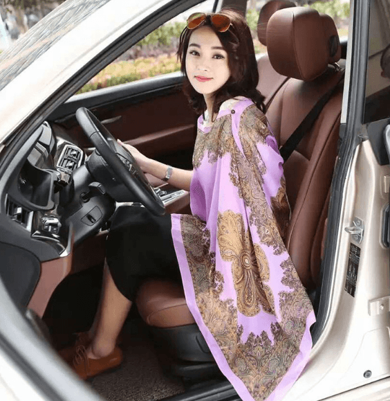 Chiffon Scarf Women Beachwear Poncho Tunic Shawl - Amazitshop