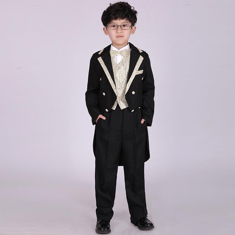 Children Swallowtail Dresses Of Bride Fellow Kids Boys School Uniform - Amazitshop