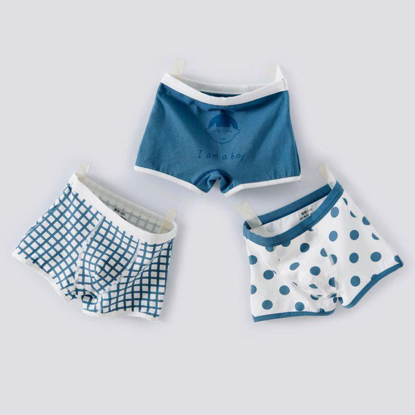 Children's Cartoon Simple Boxer Cotton Underwear - Amazitshop