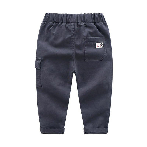 Children's cotton slim feet casual pants - Amazitshop
