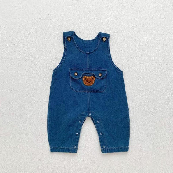 Children's Denim Overalls Out Wear - Amazitshop