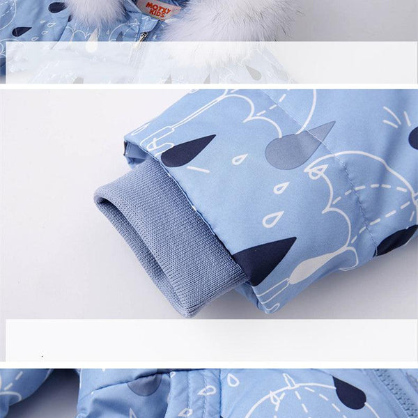 Children's down jacket suit 1 - 3 year old female baby coat - Amazitshop