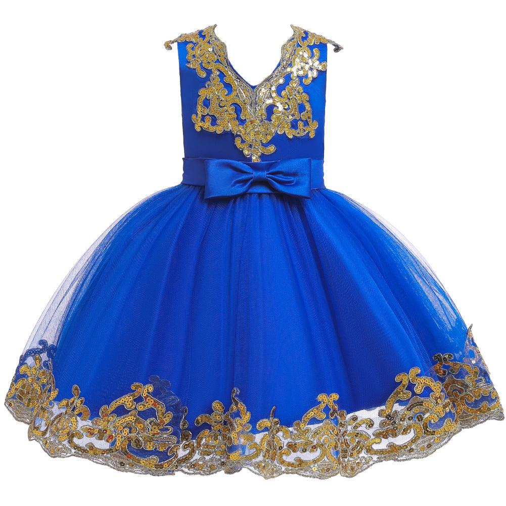 Children's Dress Princess Sequins Tulle Tutu Skirt - Amazitshop