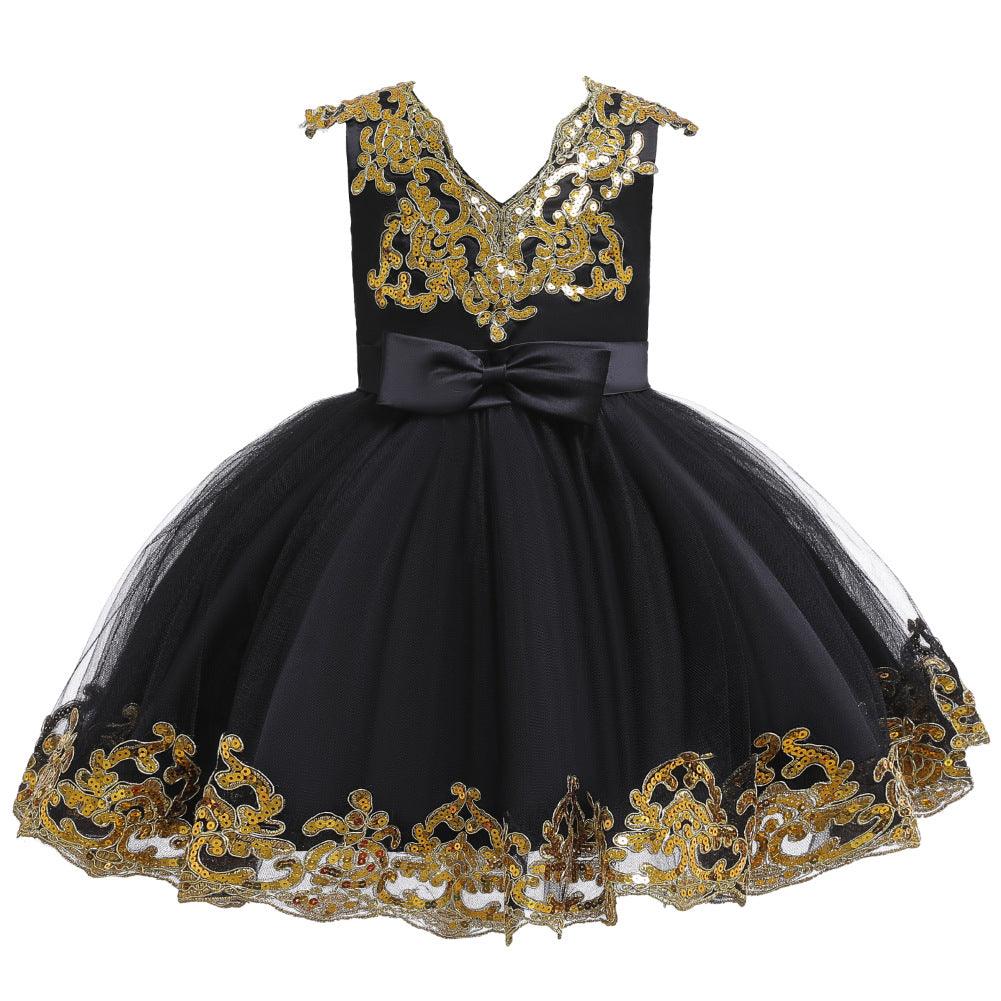 Children's Dress Princess Sequins Tulle Tutu Skirt - Amazitshop