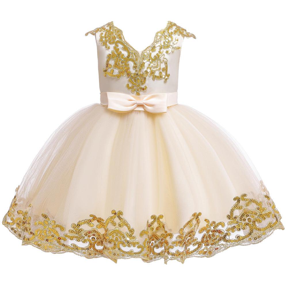Children's Dress Princess Sequins Tulle Tutu Skirt - Amazitshop
