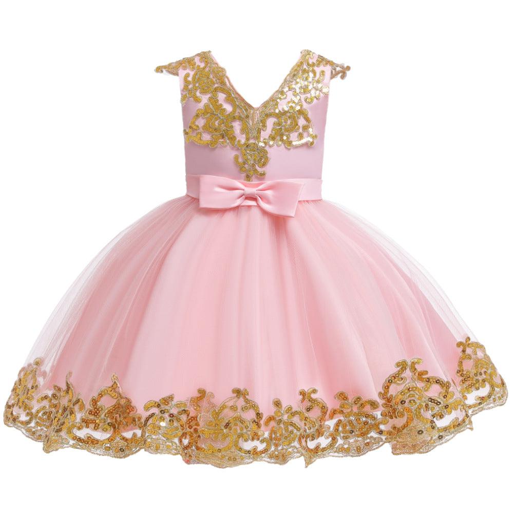 Children's Dress Princess Sequins Tulle Tutu Skirt - Amazitshop