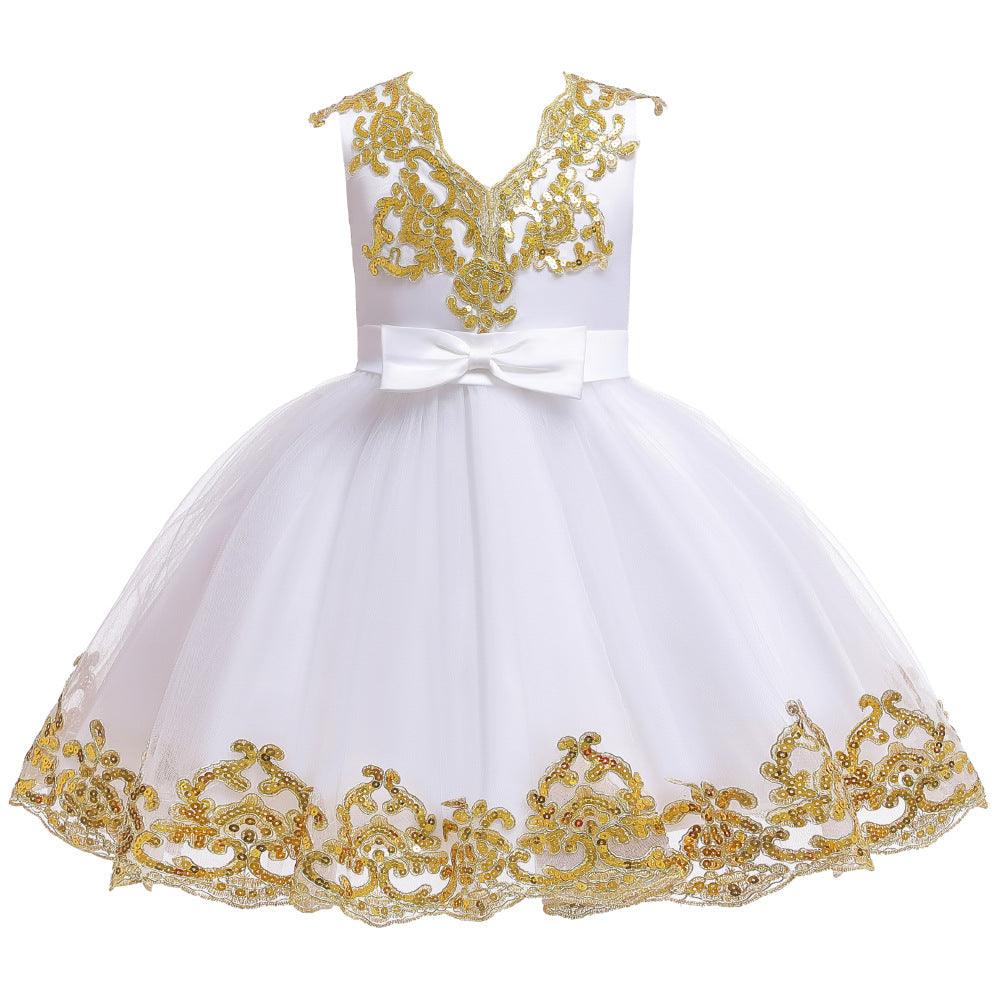 Children's Dress Princess Sequins Tulle Tutu Skirt - Amazitshop