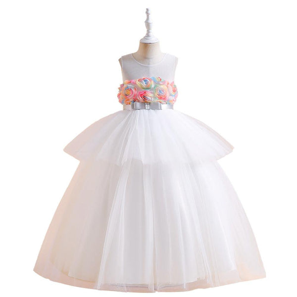 Children's Fashion Casual Solid Color Dress - Amazitshop