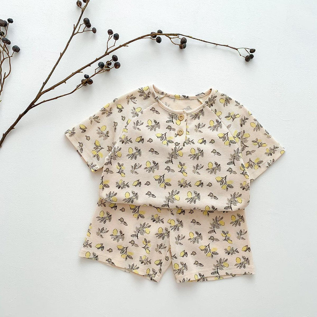 Children's Fashion Print Loungewear Pajamas Set - Amazitshop