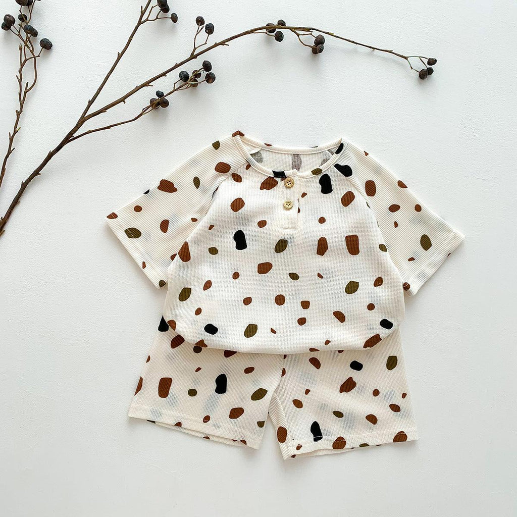 Children's Fashion Print Loungewear Pajamas Set - Amazitshop