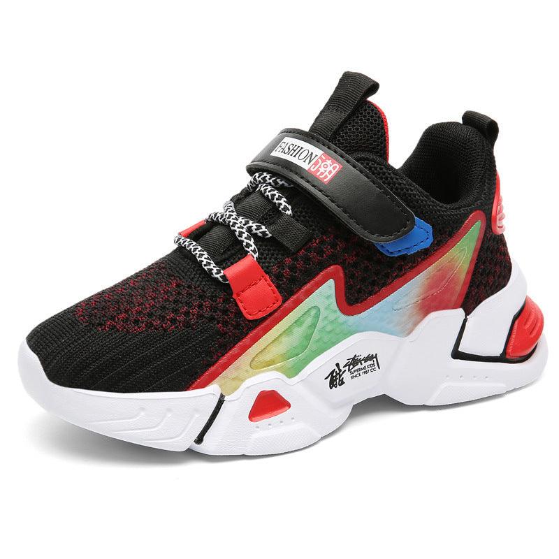 Children's Flying Knit Sneakers, Boys' Casual Sneakers - Amazitshop