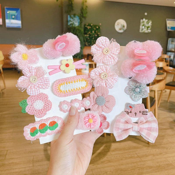 Children's Hair Accessories Net Red Hairpin Girls Bunny Hairpin - Amazitshop