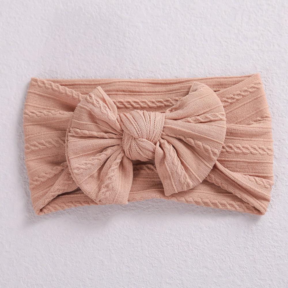 Children's Jacquard Headband Elastic Nylon Girls Hair Accessories - Amazitshop