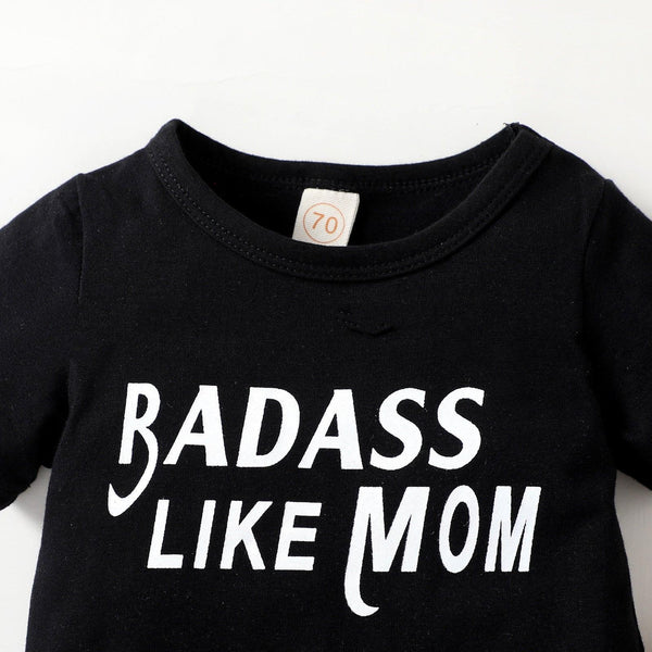 Children's Letter Fashion Short Sleeve Shorts Set - Amazitshop