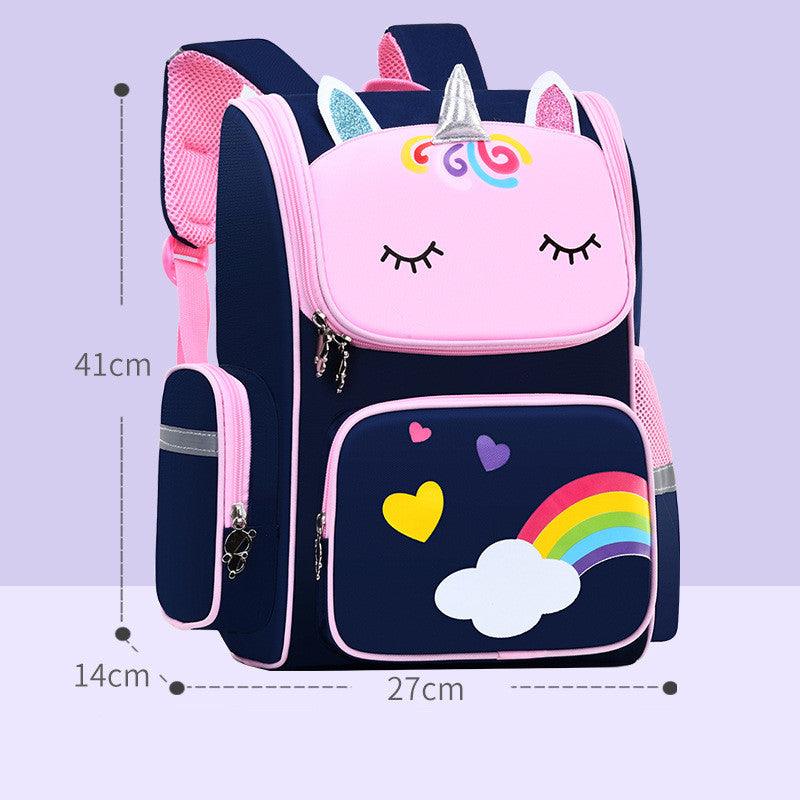 Childrens School Bags Primary School Students Grades 1 to 6 Printing - Amazitshop