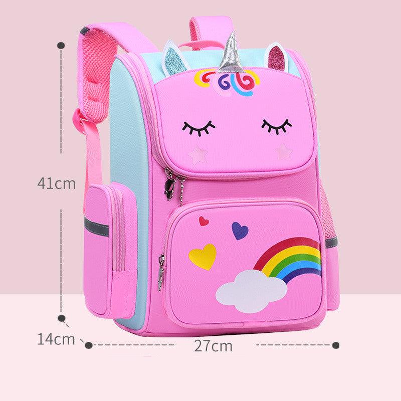 Childrens School Bags Primary School Students Grades 1 to 6 Printing - Amazitshop