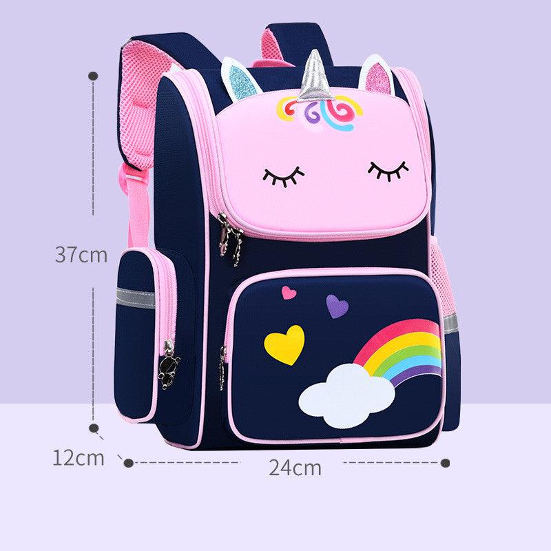 Childrens School Bags Primary School Students Grades 1 to 6 Printing - Amazitshop