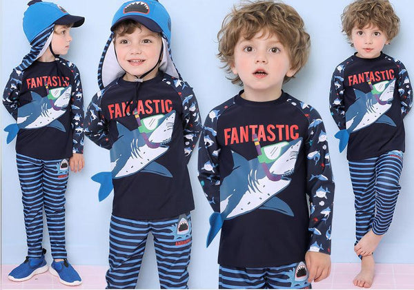 Children's Split Sunscreen Outdoor Boys Swimwear - Amazitshop