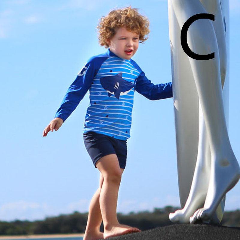 Children's Swimsuit Boys Split Boy Quick - Drying Swimsuit - Amazitshop