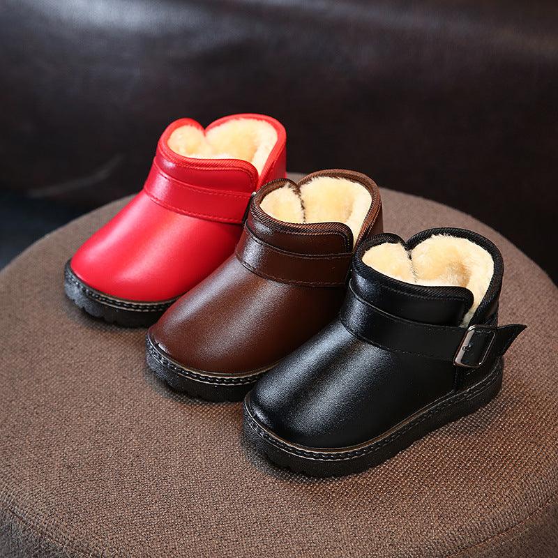Children's Thick Warm Child Snow Boots Cotton Shoes - Amazitshop