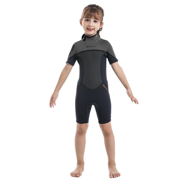 Children's Warm Swimsuit Boys And Girls One - piece Thickened Wetsuit - Amazitshop