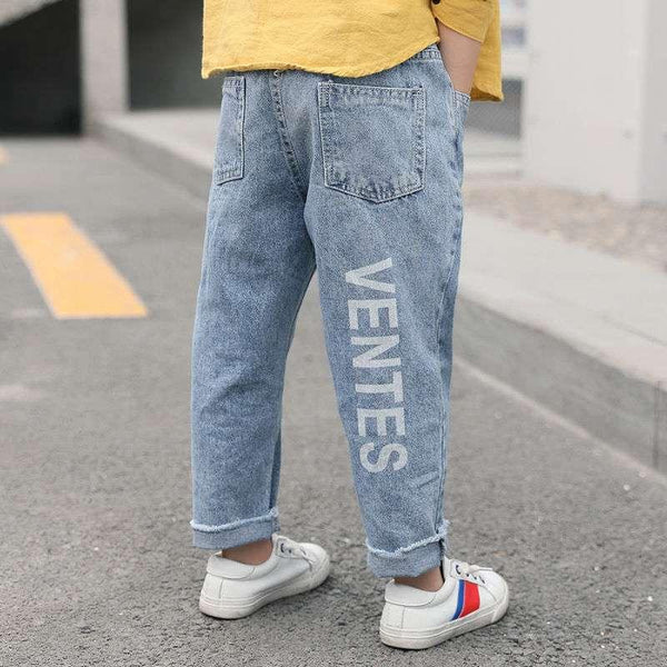 Children's Wear Boys Denim Pants Trend New Spring Fashion - Amazitshop