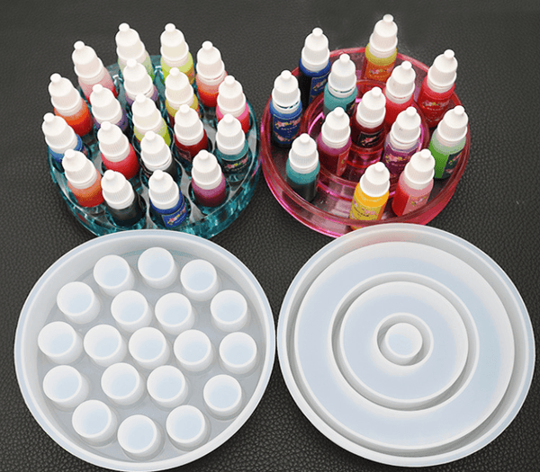 Circular Makeup Organizer Silicone Mold - Amazitshop