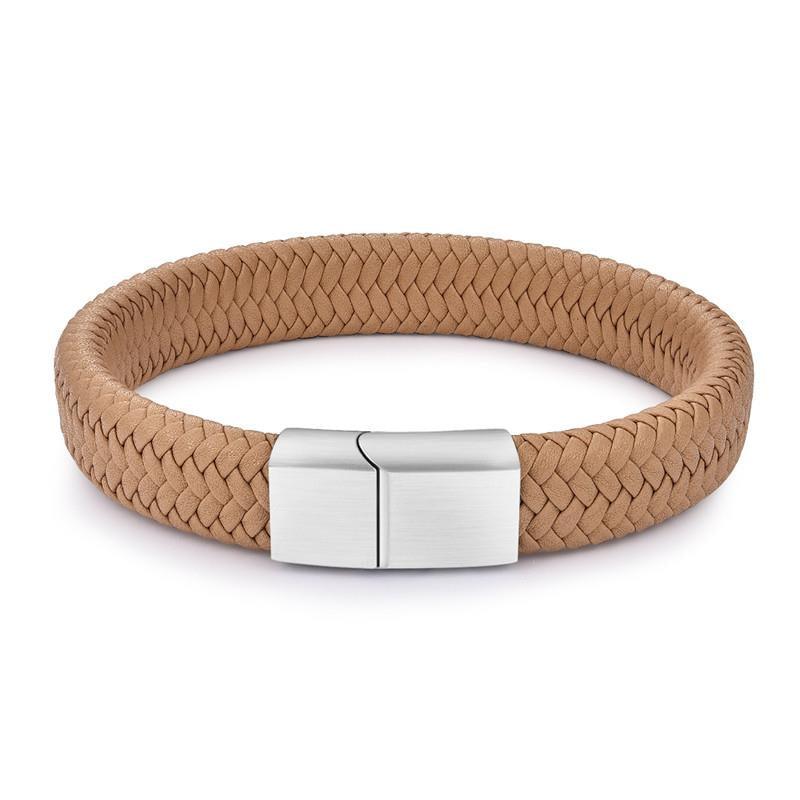 Classic Men Leather Bracelets - Amazitshop