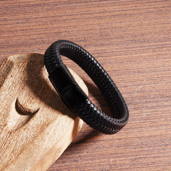 Classic Men Leather Bracelets - Amazitshop
