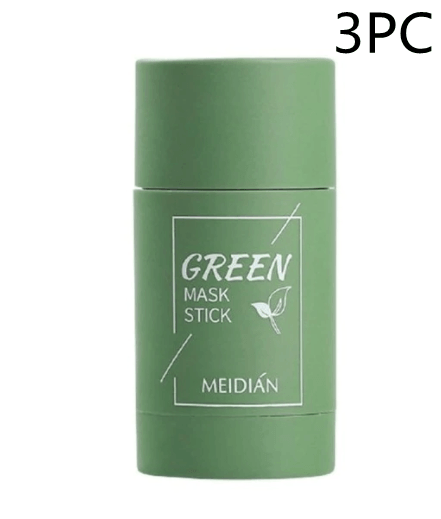 Cleansing Green Tea Mask Clay Stick Oil Control Anti - Acne Whitening Seaweed Mask Skin Care - Amazitshop