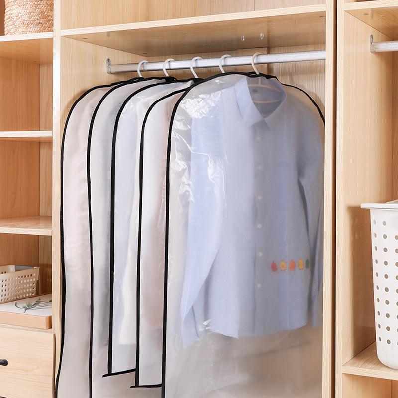 Clothing Household Transparent Waterproof Storage Clothes Dust Cover Hanging Clothes Bag - Amazitshop