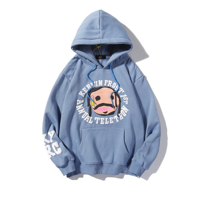 Co - Branded Charity Hoodie Cartoon Printed Sweater Men And Women Hooded Jacket - Amazitshop