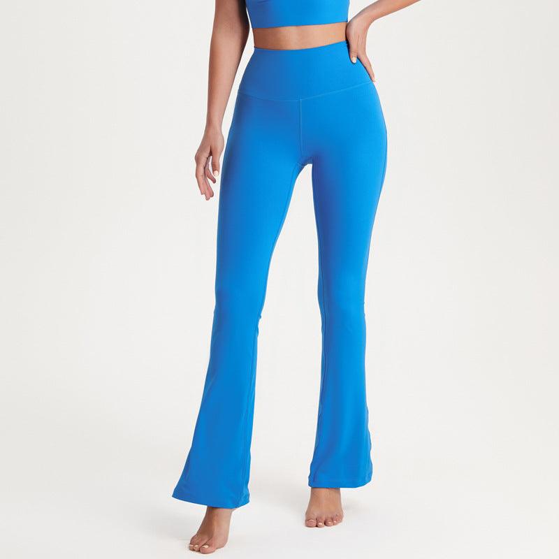 Coat High Waist Slimming Hip Raise Dance Sports Wide Legs Yoga Pants - Amazitshop