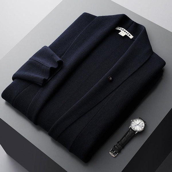 Color Knitted Base Wool Sweater Business - Amazitshop