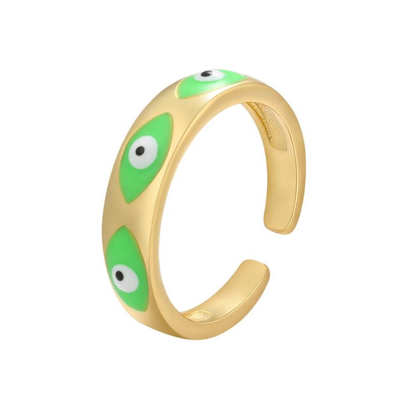 Colorful Drip Jewelry Accessories Ring - Amazitshop
