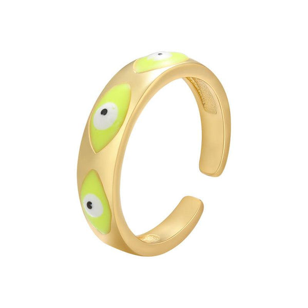 Colorful Drip Jewelry Accessories Ring - Amazitshop