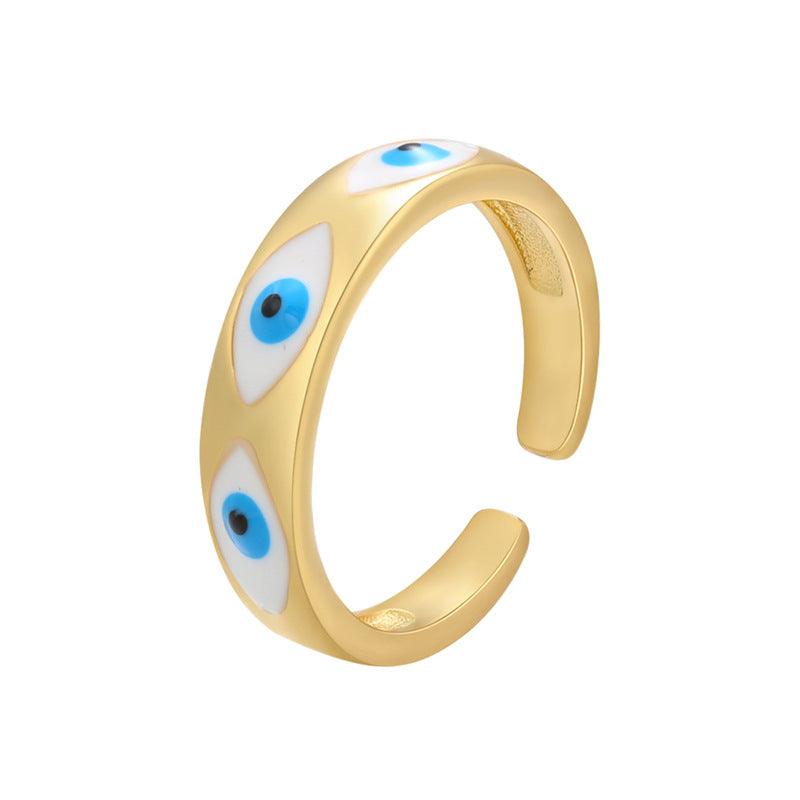 Colorful Drip Jewelry Accessories Ring - Amazitshop