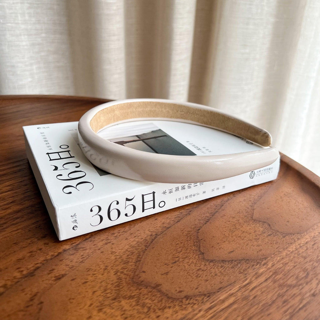 Colorful Glossy Leather Headband Sweet Girls' Hair Accessories - Amazitshop