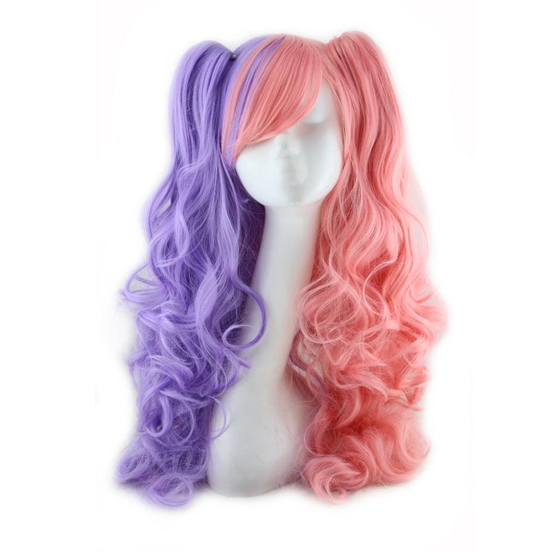 Colorful long curly wigs - Amazitshop