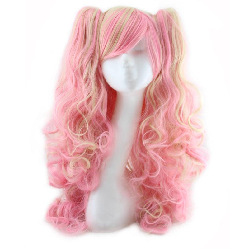 Colorful long curly wigs - Amazitshop