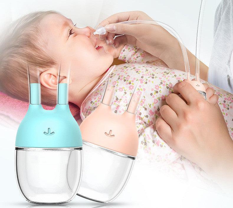 Convenient Baby Safe Nose Cleaner Vacuum Suction Nasal Mucus Runny Aspirator Inhale Baby Kids Healthy Care Stuff - Amazitshop