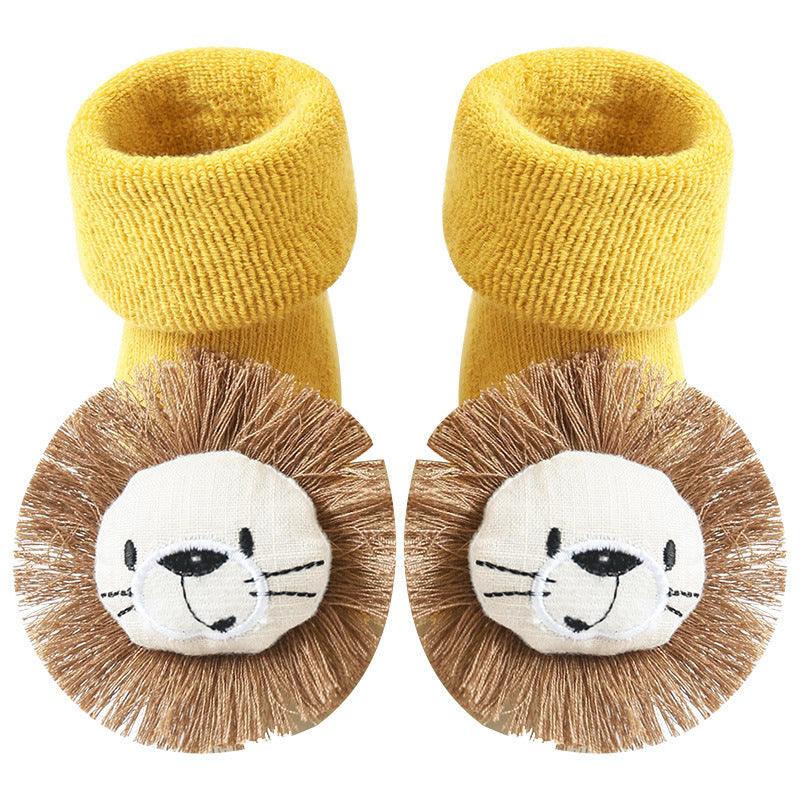 Cotton Baby Socks Girls Boys Rubber Anti Slip Floor Cartoon Kids Toddlers - Amazitshop