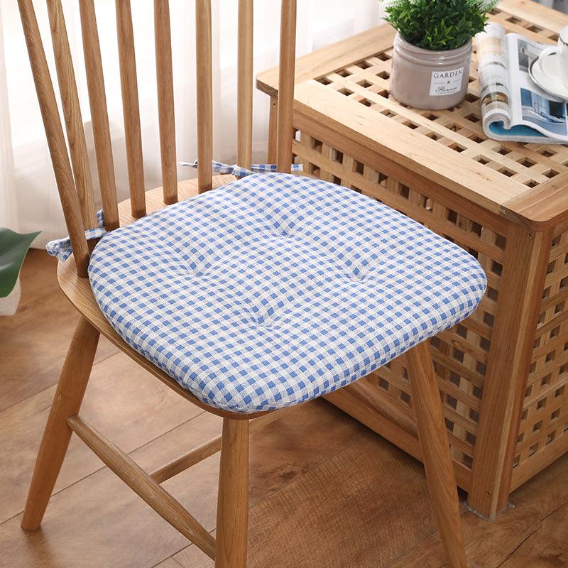 Cotton Linen Cushion Dining Chair Pad Solid - Amazitshop