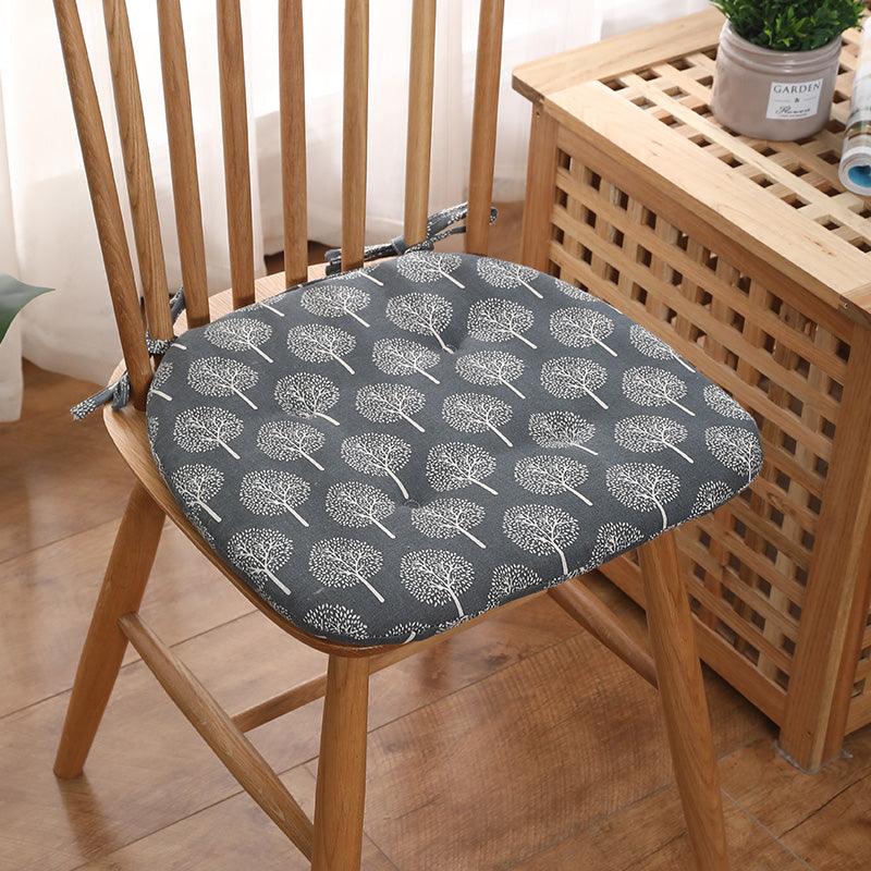 Cotton Linen Cushion Dining Chair Pad Solid - Amazitshop
