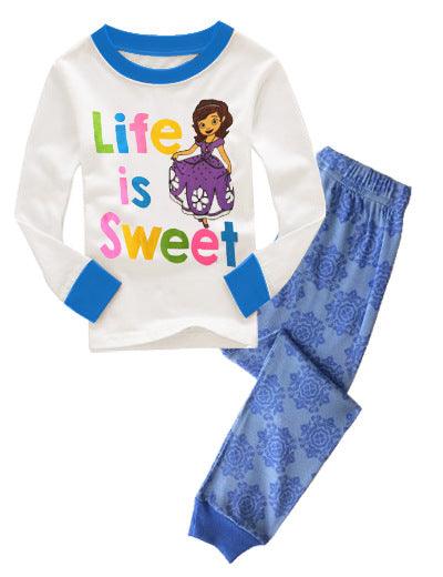 Cotton Long Sleeve Threaded Pajamas Air Conditioning Room Clothing Homewear One Piece Dropshipping And Whole Hand - Amazitshop