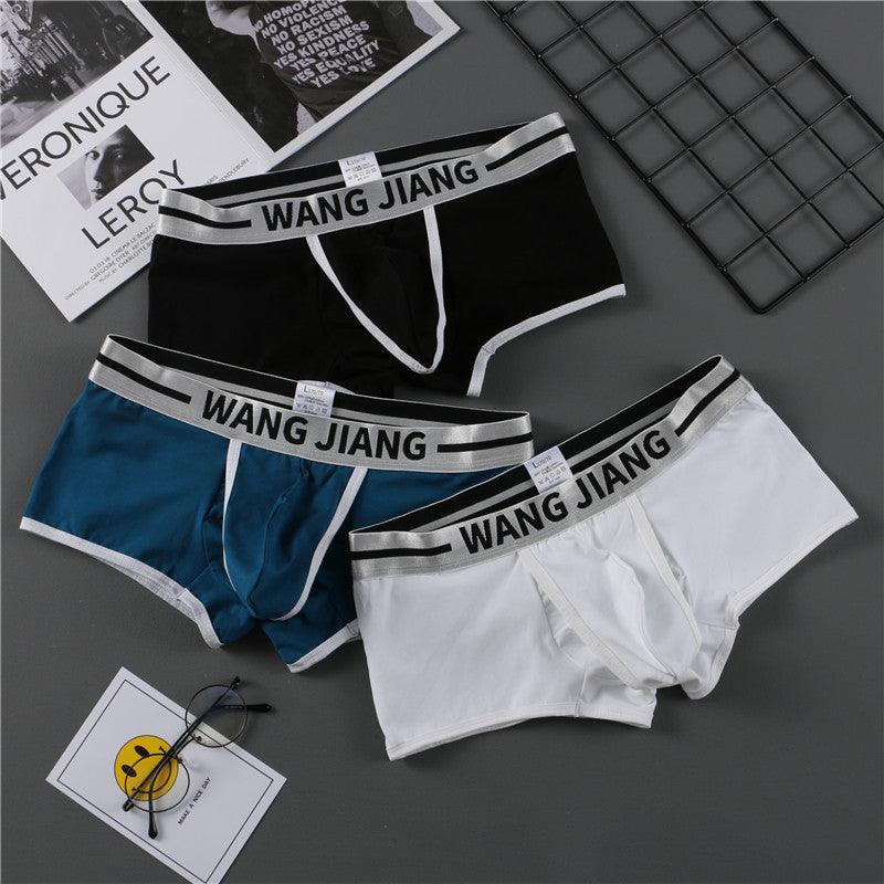 Cotton Men's Underwear Capsule Bag Separation Underwear Men's Solid Color Three - dimensional Cutting Cotton Underwear Men's - Amazitshop