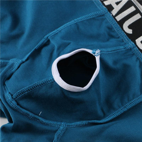 Cotton Men's Underwear Capsule Bag Separation Underwear Men's Solid Color Three - dimensional Cutting Cotton Underwear Men's - Amazitshop