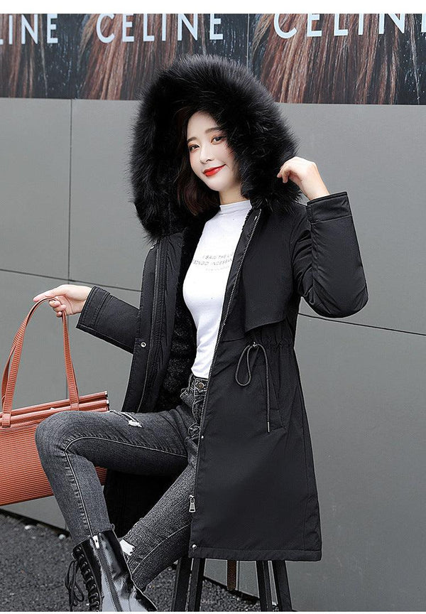 Cotton - Padded Jacket Waist Warm Winter Jacket - Amazitshop