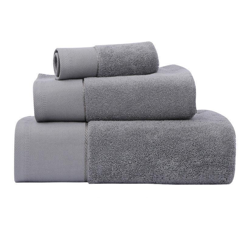 Cotton Towel Bath Towel Three Piece Water Absorbing Gift Towel Bath Towel Set - Amazitshop