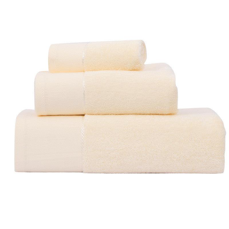 Cotton Towel Bath Towel Three Piece Water Absorbing Gift Towel Bath Towel Set - Amazitshop